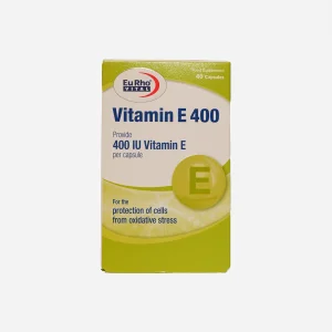 ویتامین ای ۴۰۰ یوروویتال ۴۰ عددی EuRho Vital Vitamin E 400 IU 40 Capsules