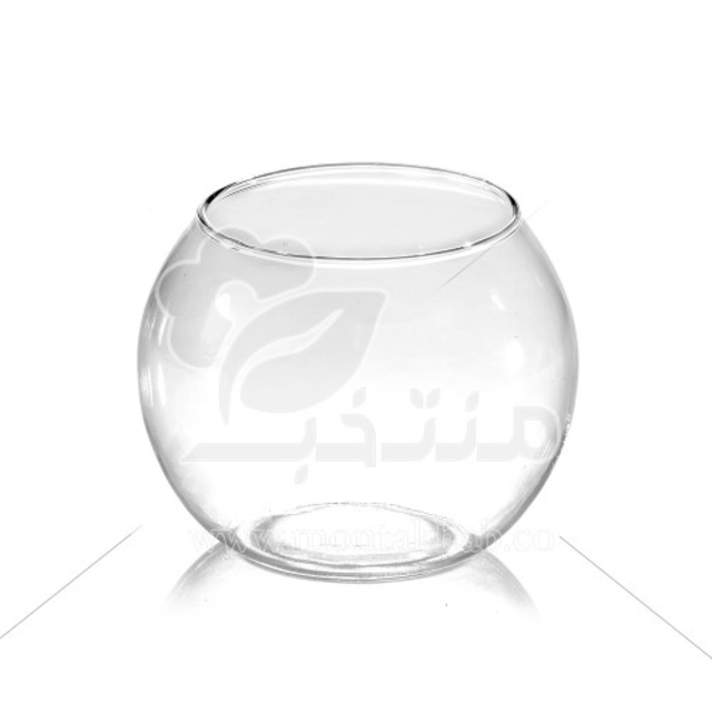 گلدان شیشه ای ساده تراریوم 9.5 سانتی متری (سایز 4)