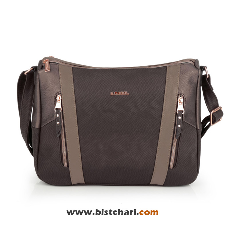 کیف دوشی دو محفظه  زنانه مدل Thelma برند Gabol کد 602714002