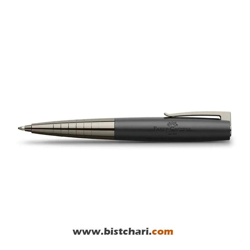 خودکار پیچی مدل لوم گان متال Loom Gunmetal برند فابر کاستل Faber Castell