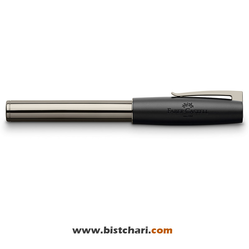 خودنویس مدل لوم گان متال Loom Gunmetal برند فابر کاستل Faber Castell