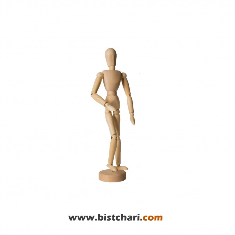 فیگور آدمک چوبی 20 سانتی متر برند پارس آرتیست Pars Artist