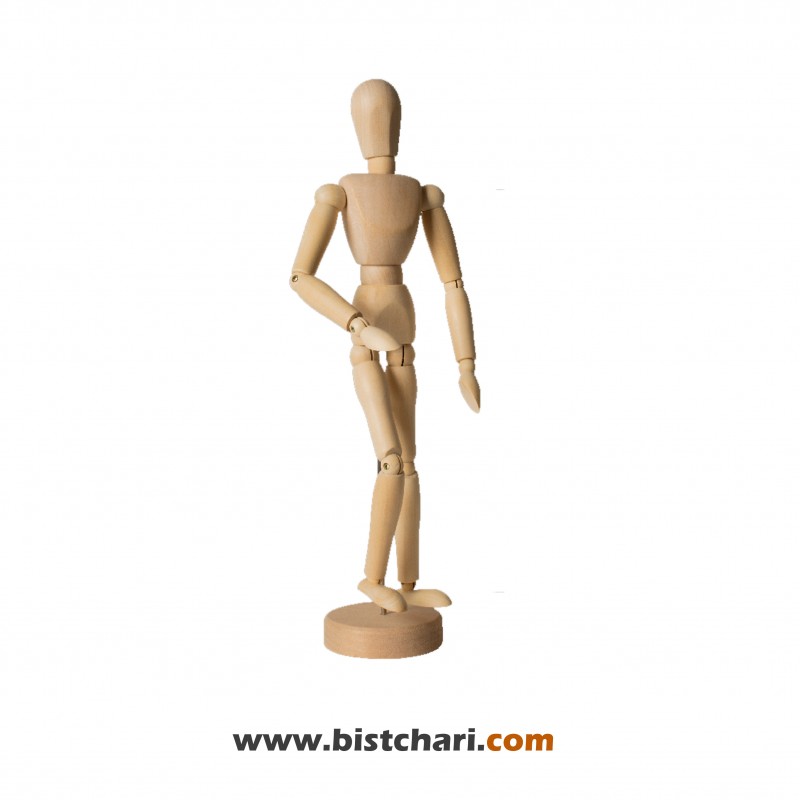 فیگور آدمک چوبی 30 سانتی متر برند پارس آرتیست Pars Artist