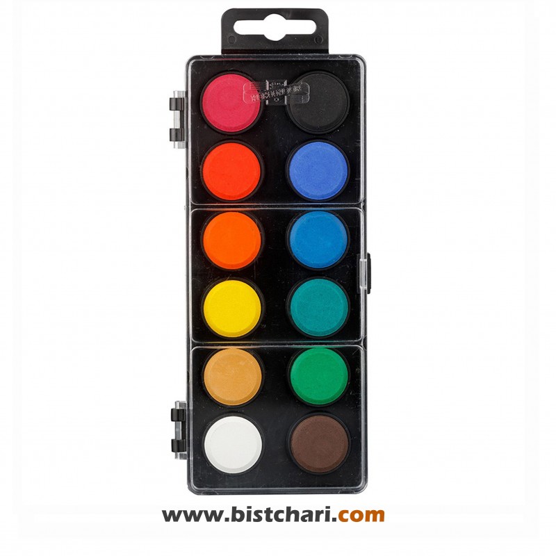 آبرنگ 12 رنگ مدل 1531 برند کوه نور KOOH-I-NOOR