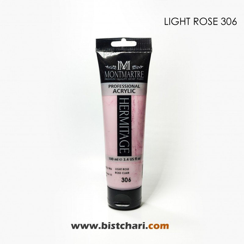 رنگ اکریلیک 100ml کد 306 (Light Rose) برند مونمارت Montmartre