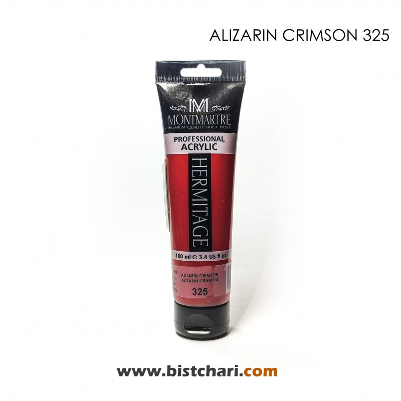 رنگ اکریلیک 100ml کد 325 (Alizarin Crimson) برند مونمارت Montmartre