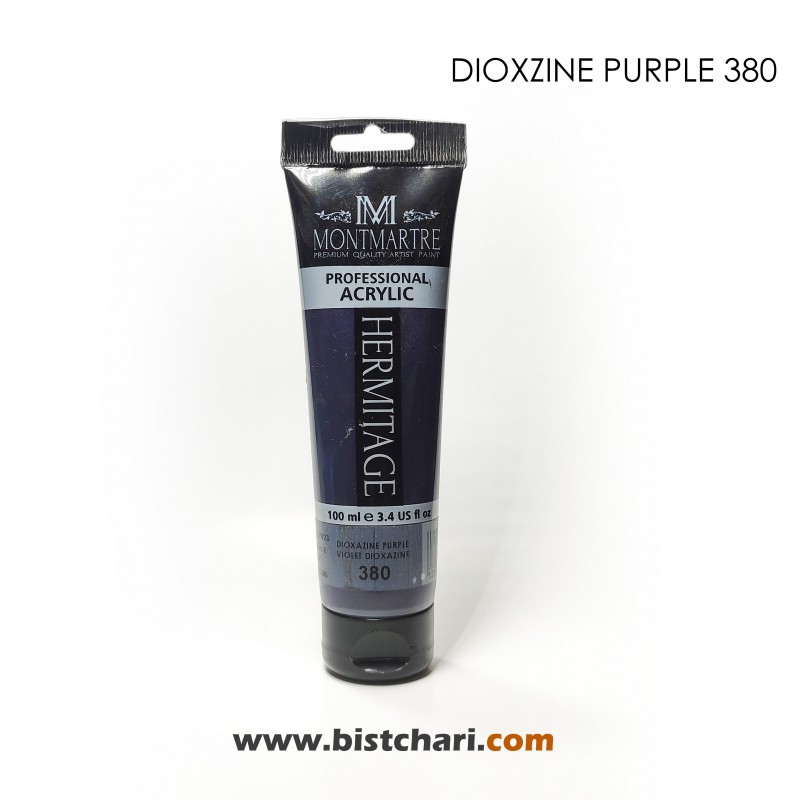 رنگ اکریلیک 100ml کد 380 (Dioxzine Purple) برند مونمارت Montmartre