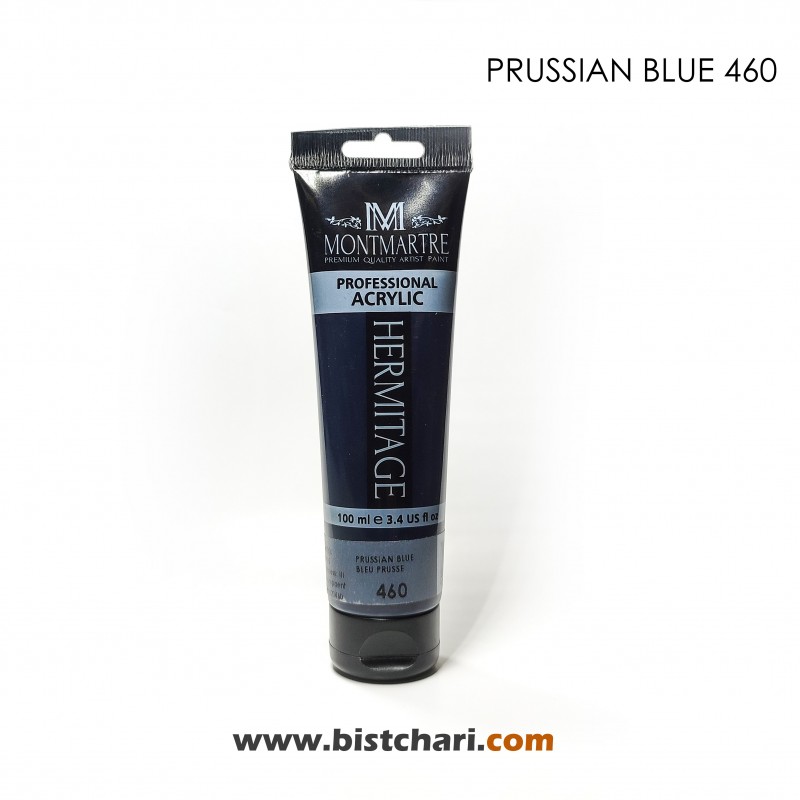 رنگ اکریلیک 100ml کد 460 (Prussian Blue) برند مونمارت Montmartre