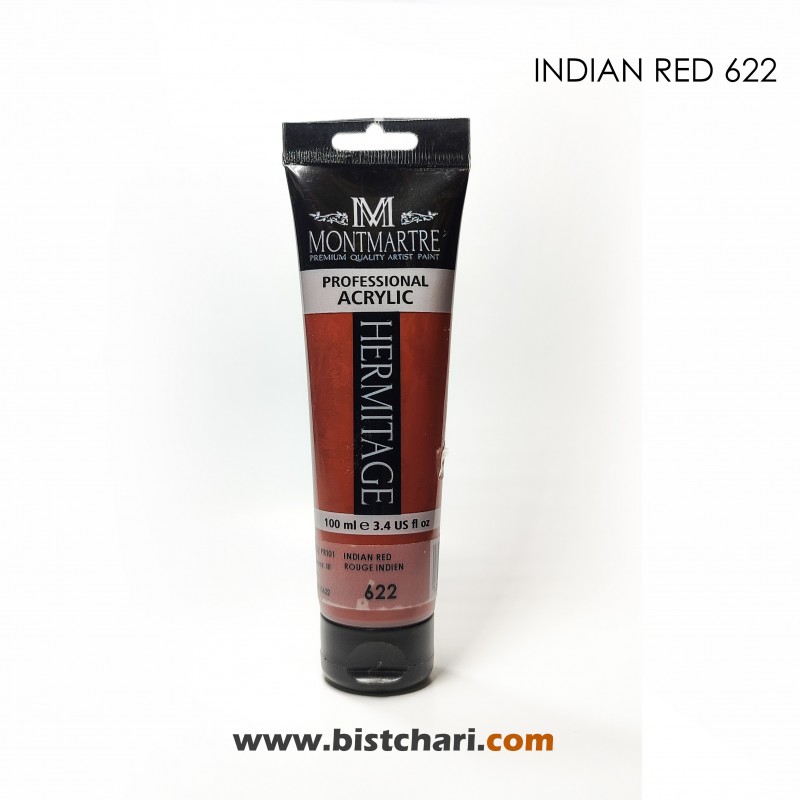 رنگ اکریلیک 100ml کد 622 (Indian Red) برند مونمارت Montmartre