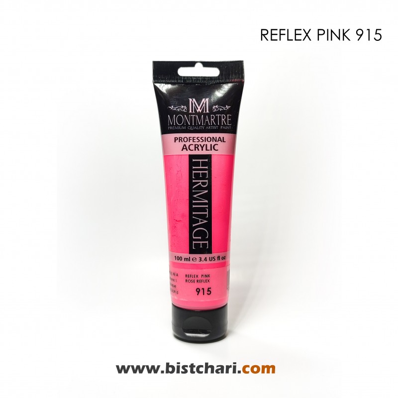 رنگ اکریلیک 100ml کد 915 (Reflex Pink) برند مونمارت Montmartre