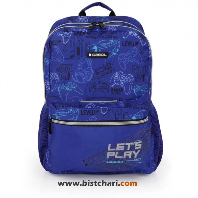 کوله پشتی مدرسه مدل Gaming برند گابل Gabol کد 236653003