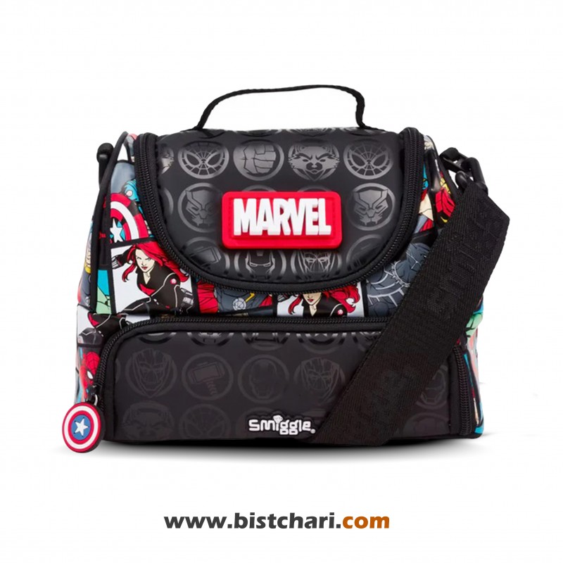 کیف غذا 2 طبقه مدل Marvel برند اسمیگل Smiggle کد 375556