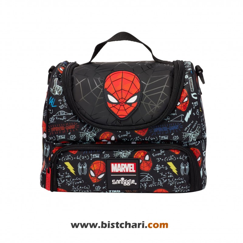 کیف غذا 2 طبقه مدل Spider-Man برند اسمیگل Smiggle کد 713891