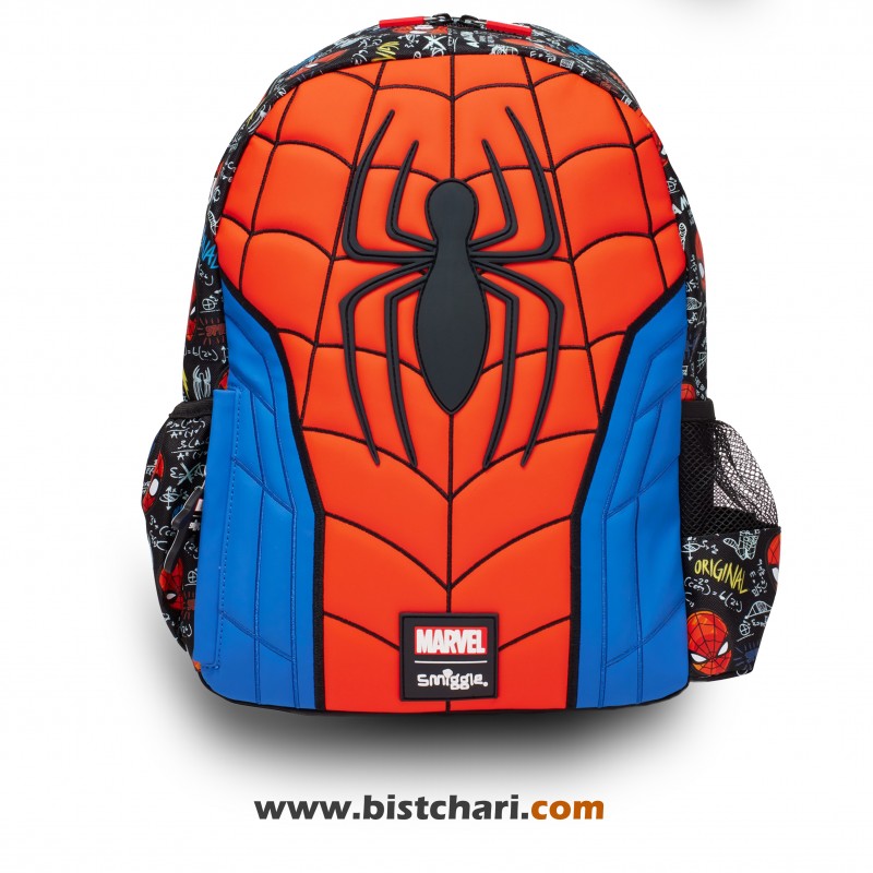 کوله پشتی مهدکودک مدل Spider-Man (Junior Character Hoodie) برند اسمیگل Smiggle کد 708749