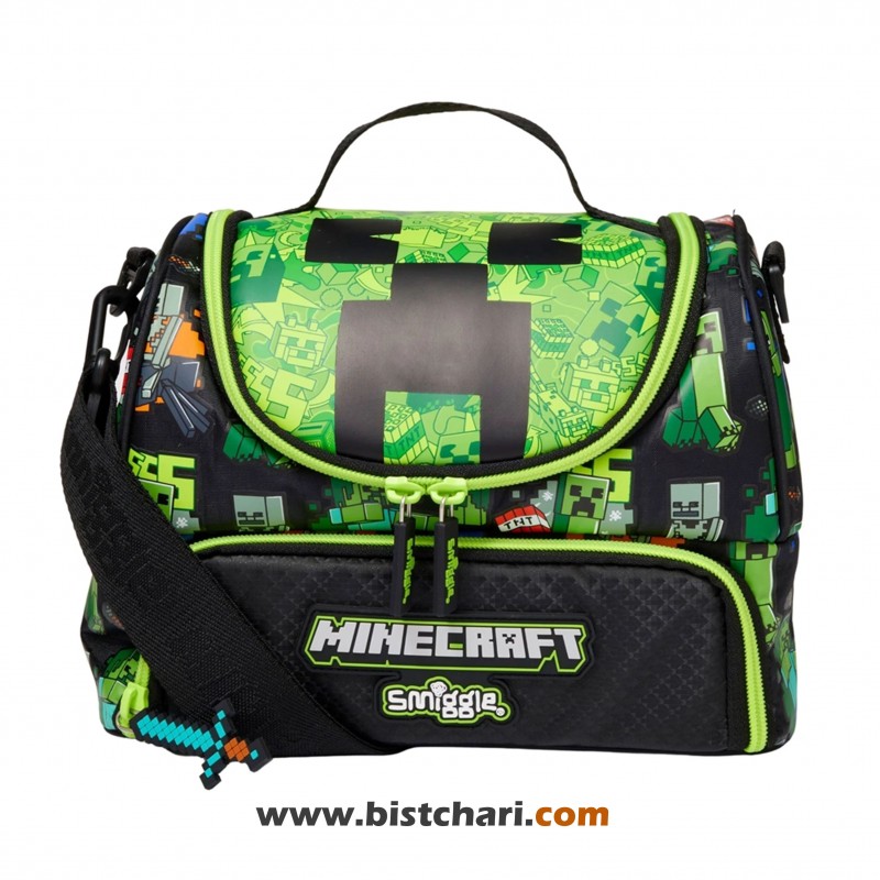 کیف غذا 2 طبقه مدل Minecraft برند اسمیگل Smiggle کد 573355