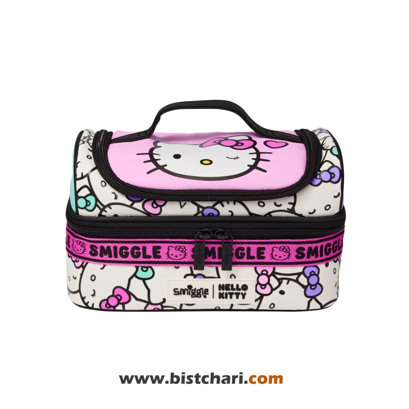 کیف غذا 2 طبقه مدل Hello Kitty برند اسمیگل Smiggle کد 109554