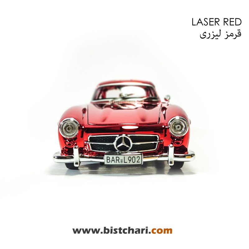 ماکت مرسدس بنز  Mercedes-Benz مدل SL 300 رنگ قرمز لیزری