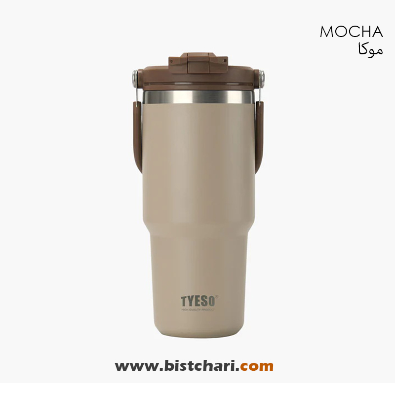ماگ دوجداره 750ml Tumbler مدل 201-01023-01 برند تایسو Tyeso