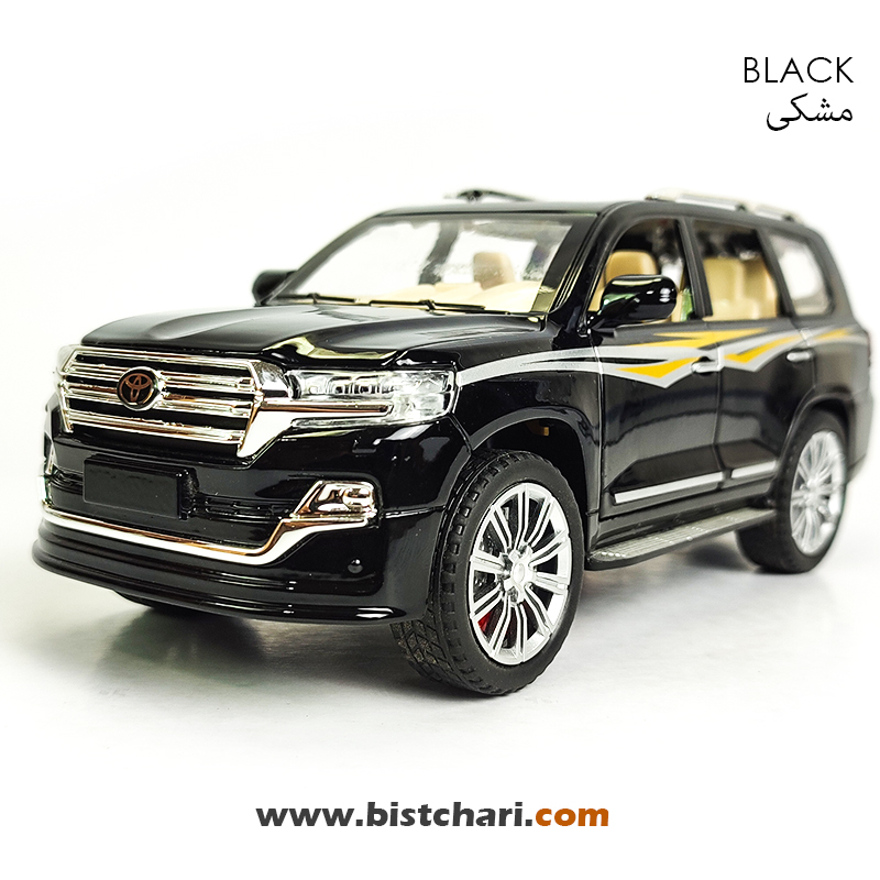 ماکت ماشین تویوتا Toyota مدل لندکروزر Land Cruiser 200 V8 رنگ مشکی