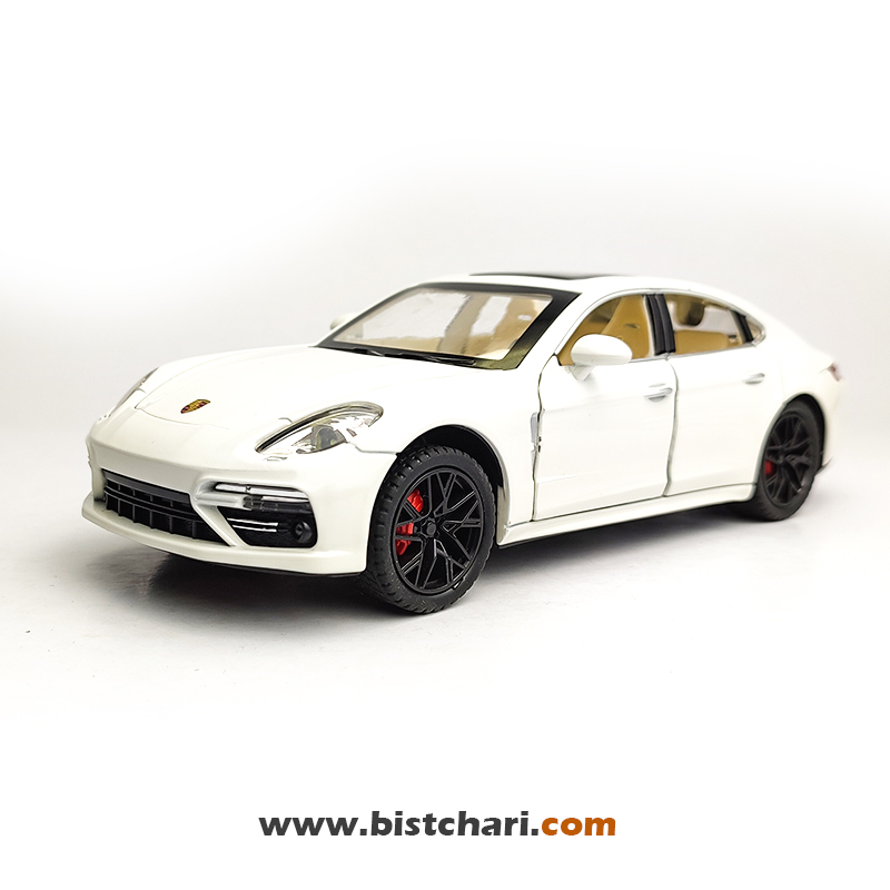 ماکت ماشین پورشه Porsche مدل پانامرا Panamera رنگ سفید