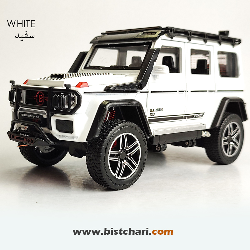 ماکت ماشین مرسدس بنز  Mercedes-Benz مدل (G-Class (Brabus Adventure رنگ سفید