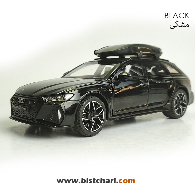ماکت ماشین آئودی Audi مدل RS6 رنگ مشکی