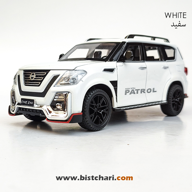 ماکت ماشین نیسان Nissan مدل Patrol Armada رنگ سفید