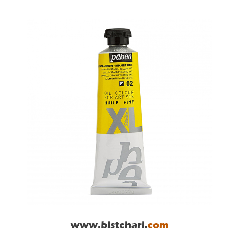 رنگ روغن رنگ Primary Cadmium Yellow IMIT کد 02 مدل Studio XL برند پ ب او Pebeo