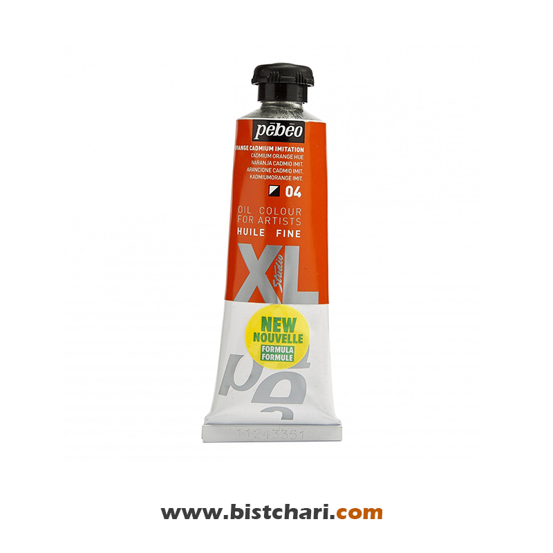 رنگ روغن رنگ Cadmium Orange Hue کد 04 مدل Studio XL برند پ ب او Pebeo