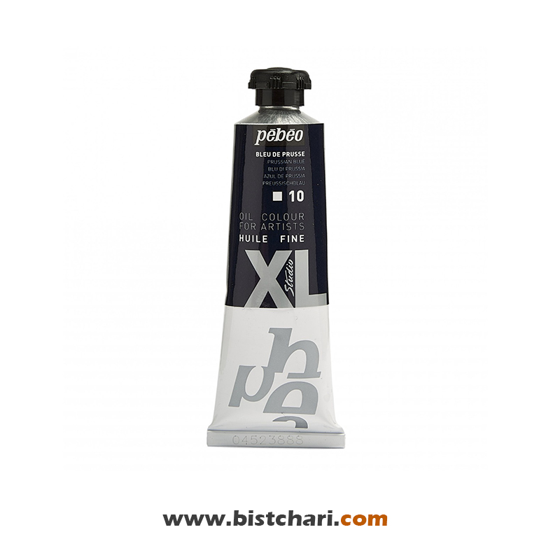 رنگ روغن رنگ Prussian Blue کد 10 مدل Studio XL برند پ ب او Pebeo