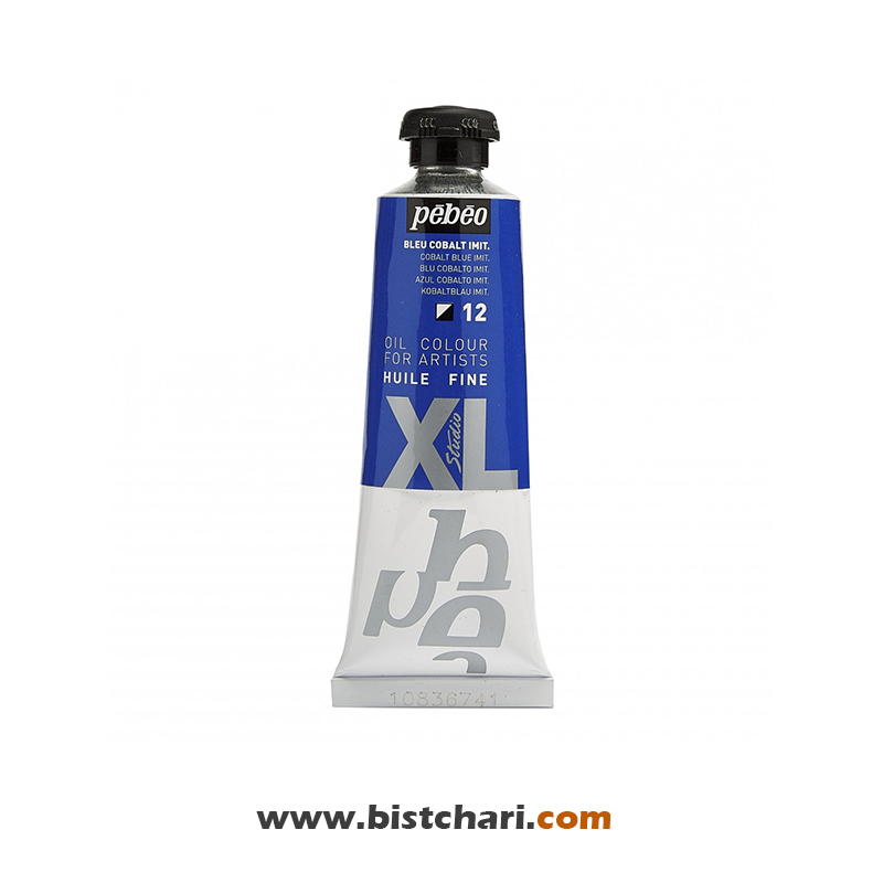 رنگ روغن  رنگ Cobalt Blue IMIT کد 12 مدل Studio XL برند پ ب او Pebeo