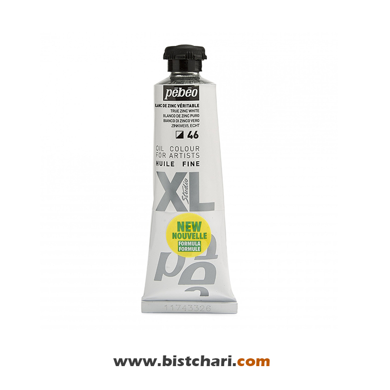 رنگ روغن رنگ True Zinc White کد 46 مدل Studio XL برند پ ب او Pebeo