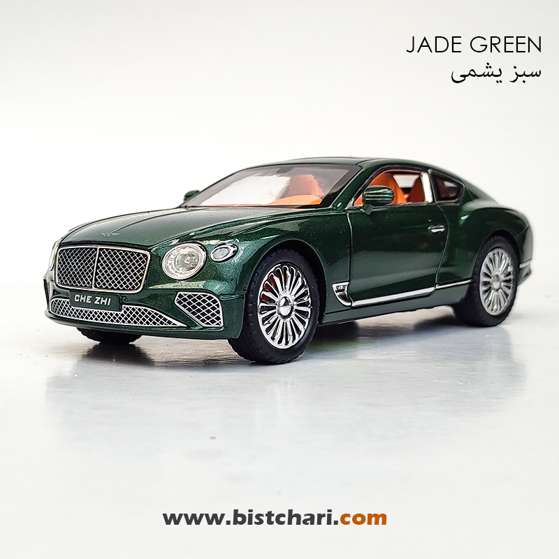 ماکت ماشین بنتلی Bentley مدل Continental GT رنگ سبز یشمی