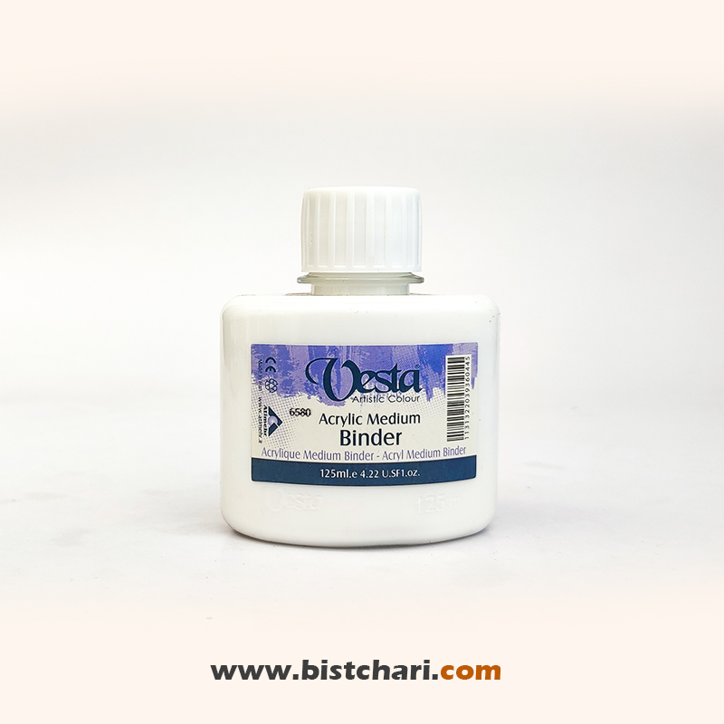 چسب بیندر 125ml وستا Vesta (Acrylic Medium Binder)