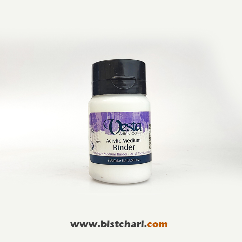 چسب بیندر 250ml وستا Vesta (Acrylic Medium Binder)