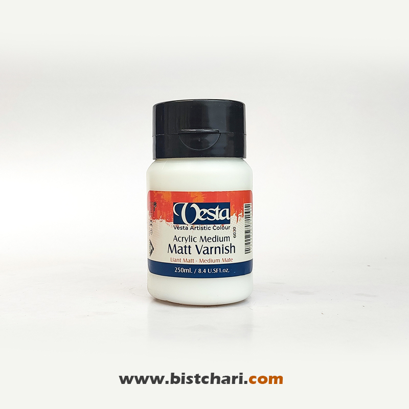 وارنیش مات 250ml وستا Vesta(Acrylic Medium)