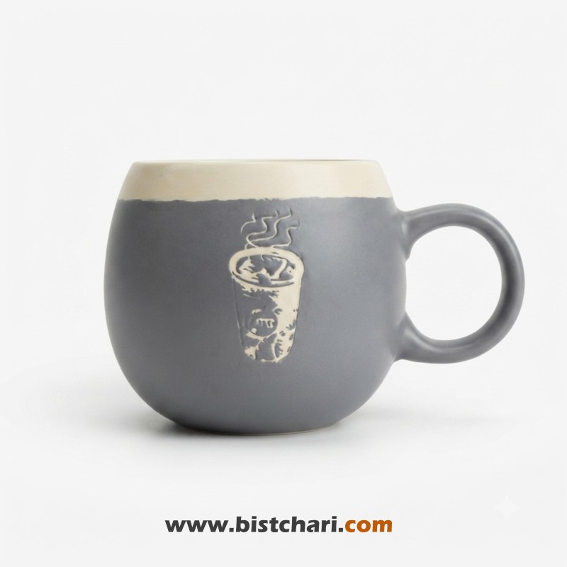 ماگ سرامیکی(لیوان) دسته دار طرح Coffee