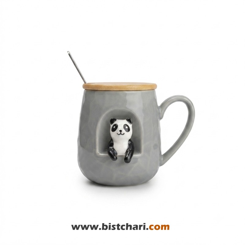 ماگ سرامیکی(لیوان) دسته دار طرح پاندا Panda