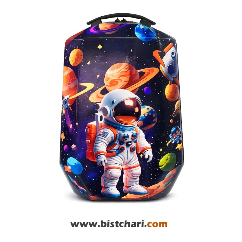 کوله پشتی مدرسه ای هارد کیس طرح Astronaut برند Marinox Marvel