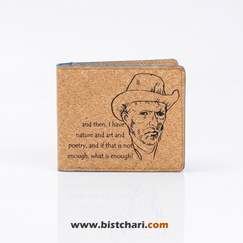 کیف پول (Green Wallet) سایز 5 مدل Van Gogh برند Merrix کد 5011005013