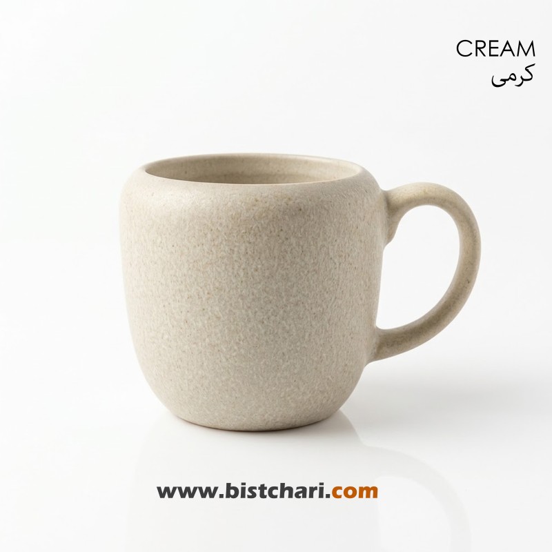 ماگ سرامیکی(لیوان) دسته دار طرح ساده
