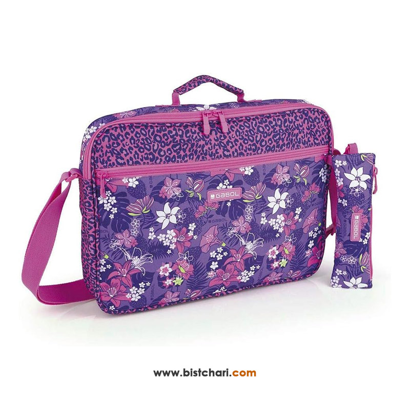 کیف دوشی همراه با جامدادی مدل Jasmine برند گابل Gabol کد 226759099