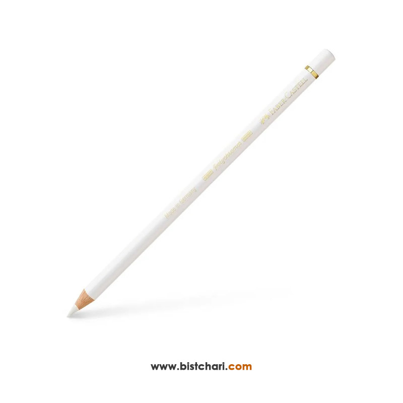 مداد رنگی تک رنگ پلی کروموس Polychromos کد 101 برند فابر کاستل Faber Castell