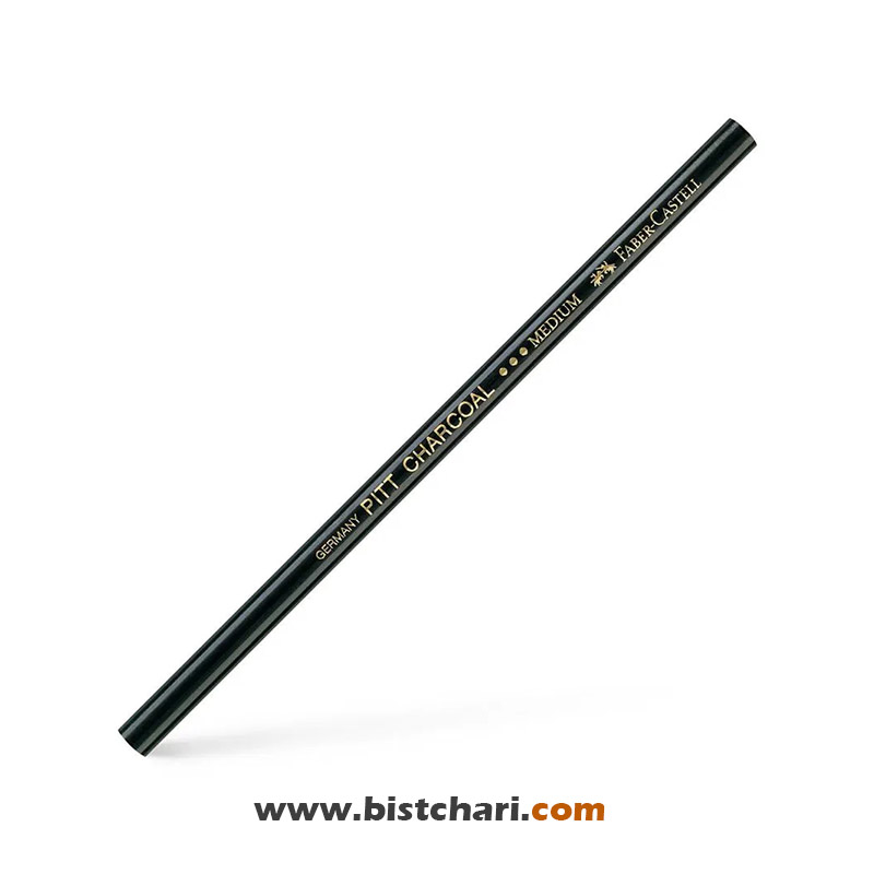 مداد پیت ذغالی مشکی Medium برند فابر کاستل Faber-Castell