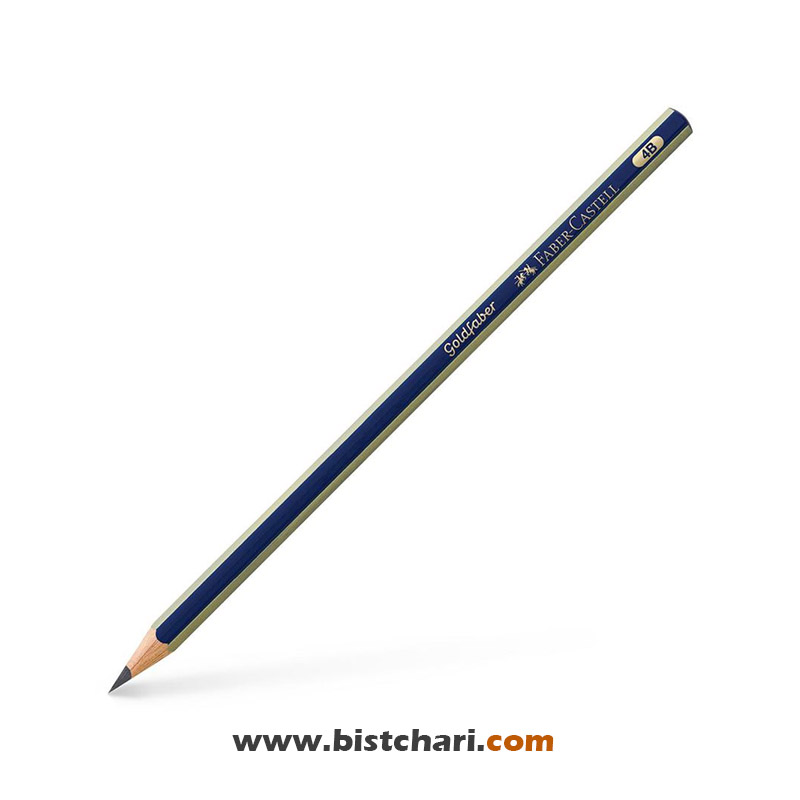 مداد طراحی 4B مدل گلدفابر Goldfaber برند فابر کاستل Faber Castell