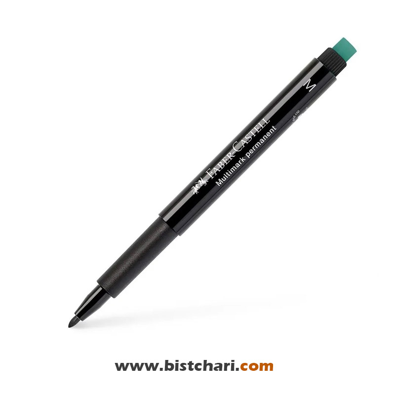 ماژیک مشکی مولتی مارک پرمننت سایز M برند فابر کاستل Faber-Castell