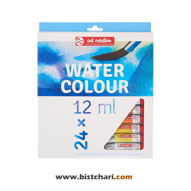 ست آبرنگ 24 رنگ تیوبی برند رویال تلنز Royal talens