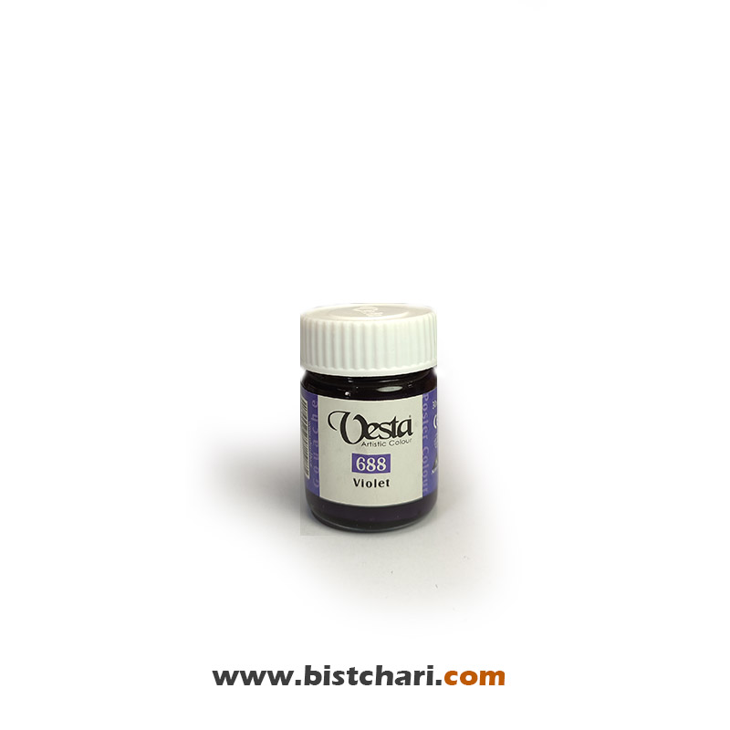 گواش رنگ Violet کد 688 حجم 30 ml برند وستا Vesta