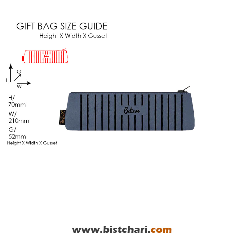 جامدادی تک زیپ مدل Slate برند مریکس Merrix