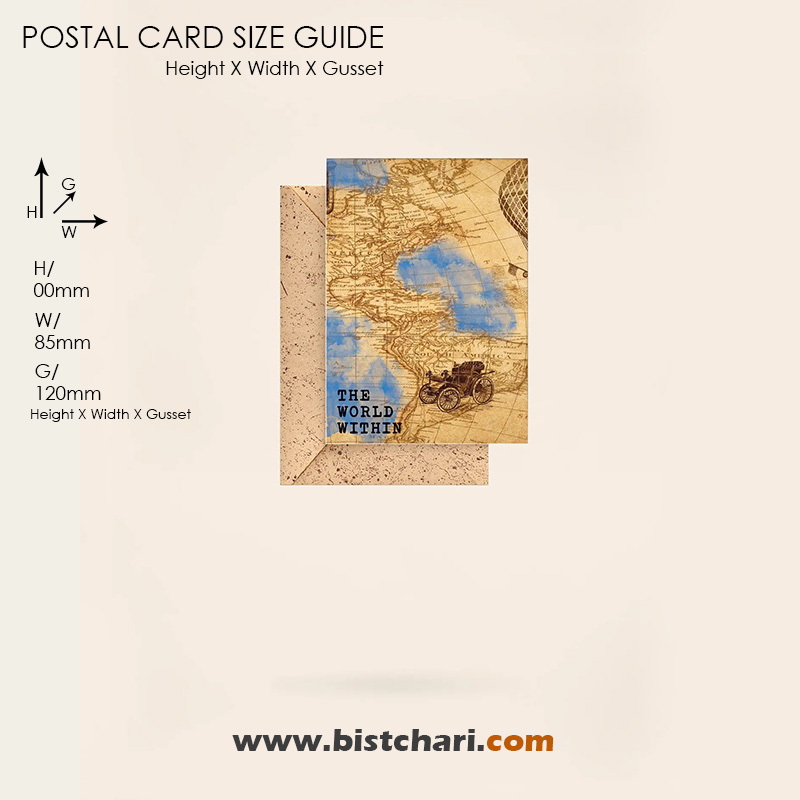 کارت پستال (Neo postal card) طرح دار سایز 17 برند مریکس Merrix